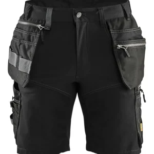 Beliebt Blakläder Handwerker Shorts mit Stretch schwarz Größe: 64