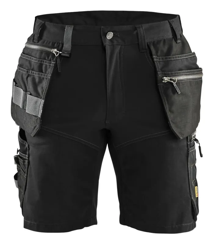Beliebt Blakläder Handwerker Shorts mit Stretch schwarz Größe: 64