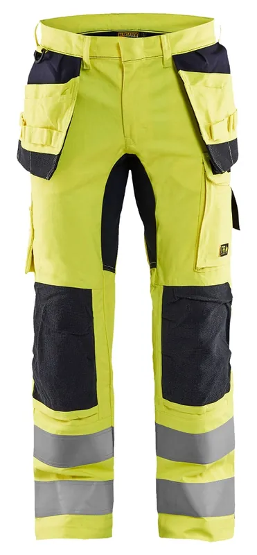 Billig Blakläder Multinorm Bundhose Inhärent, Stretch gelb/marineblau