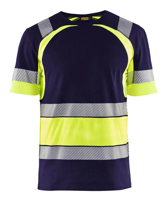Sichere Zahlung Blakläder High Vis T-Shirt mittelgrau/High Vis gelb Größe: 3XL