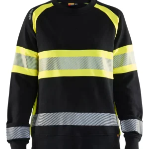 Blakläder Damen High Vis Sweatshirt 3409 schwarz/gelb Größe: 3XL Sichere Zahlung