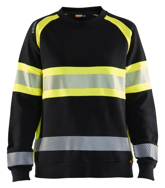 Blakläder Damen High Vis Sweatshirt 3409 schwarz/gelb Größe: 3XL Sichere Zahlung