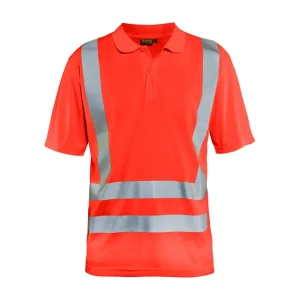 Versand Am Gleichen Tag Blakläder High Vis Polo Shirt 3391 High Vis rot Größe: 3XL