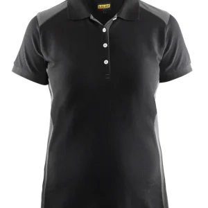 Versand Am Gleichen Tag Blakläder Damen Polo Shirt 3390 schwarz/grau Größe: 3XL