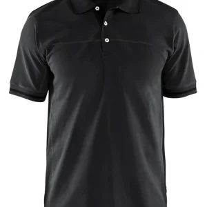 Bestseller Blakläder Polo Shirt schwarz/dunkelgrau Größe: 3XL