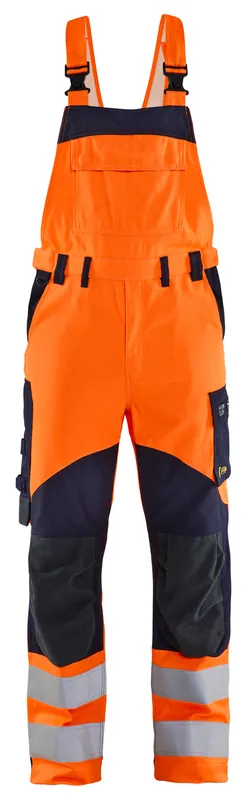 Solange Der Vorrat Reicht Blakläder Multinorm Latzhose Inhärent 2889 HighVis orange/marineblau