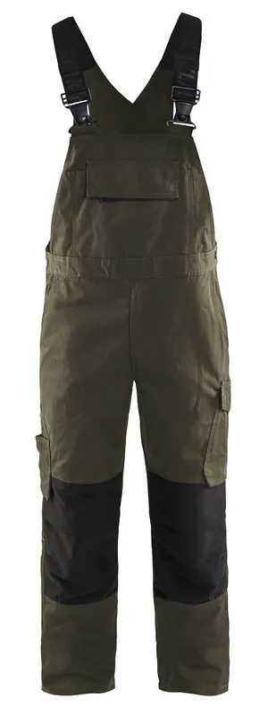 Versand Am Gleichen Tag Blakläder Latzhose mit Stretch dunkel olivegrün/schwarz