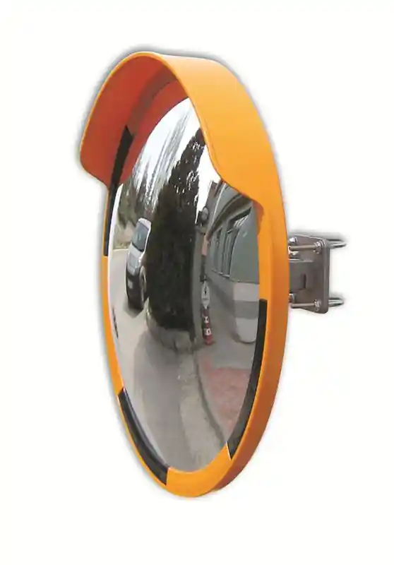 Meistverkauft TEMKA Verkehrsspiegel schwarz/gelb rund 600 mm
