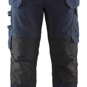 Beliebt Blakläder Service Bundhose 1496 dunkel marineblau/HV gelb Größe: 58