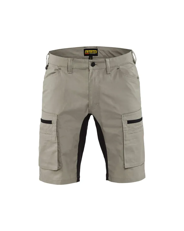 Top-Preis Blakläder Service Shorts Stretch 1449 steingrau/schwarz Größe: 62