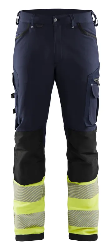Super-Preis Blakläder HighVis Bundhose 1193 marineblau/Warnschutz-gelb