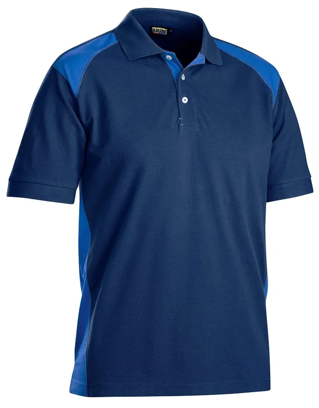 Top-Preis Blakläder Polo-Shirt 2-farbig 3324 marineblau/kornblau Größe: 3XL