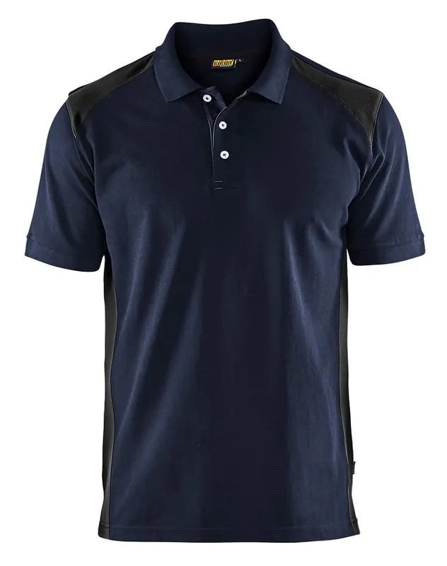 Bestseller Blakläder Polo Shirt dunkel marineblau/schwarz Größe: 3XL