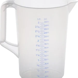 Sonderaktion Hünersdorff Messbecher transparent Fassungsvermögen: 3 Liter