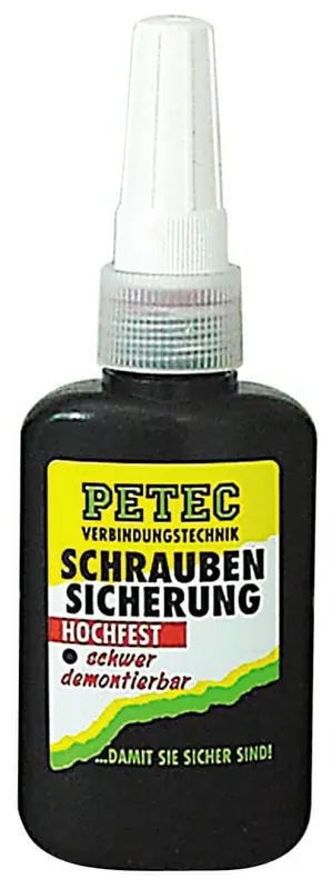 PETEC Schraubensicherung hochfest rot Inhalt: 50 g Knallerangebot