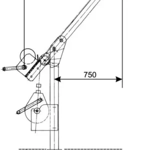 ARTEX Auslegerarm AASS-1 aus V2A Edelstahl Neue Kollektion