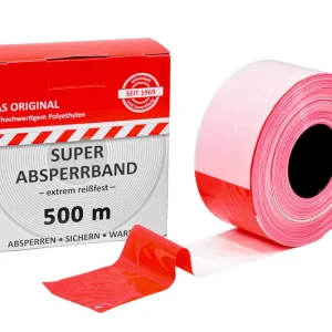 Kelmaplast Absperrband SUPER, Nr. 11,extrem reißfest, Breite 80 mm, 500 m Beliebt