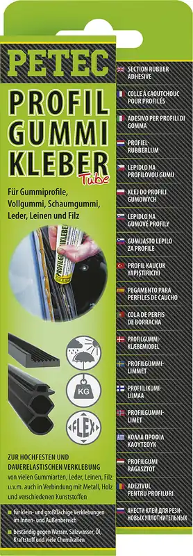 PETEC Profilgummikleber 70 ml Neue Kollektion