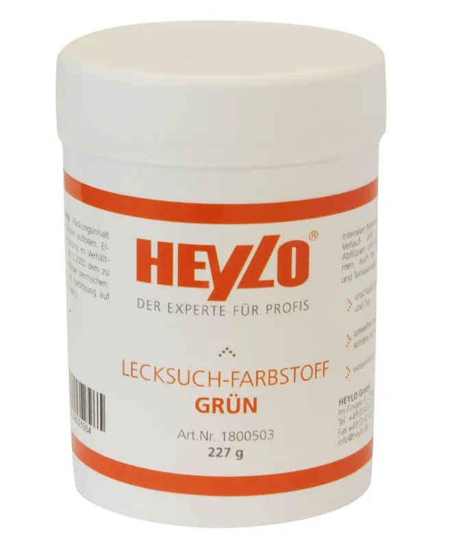 Schnäppchen HEYLO Lecksuchfarbe 227 g Dose Farbe: grün