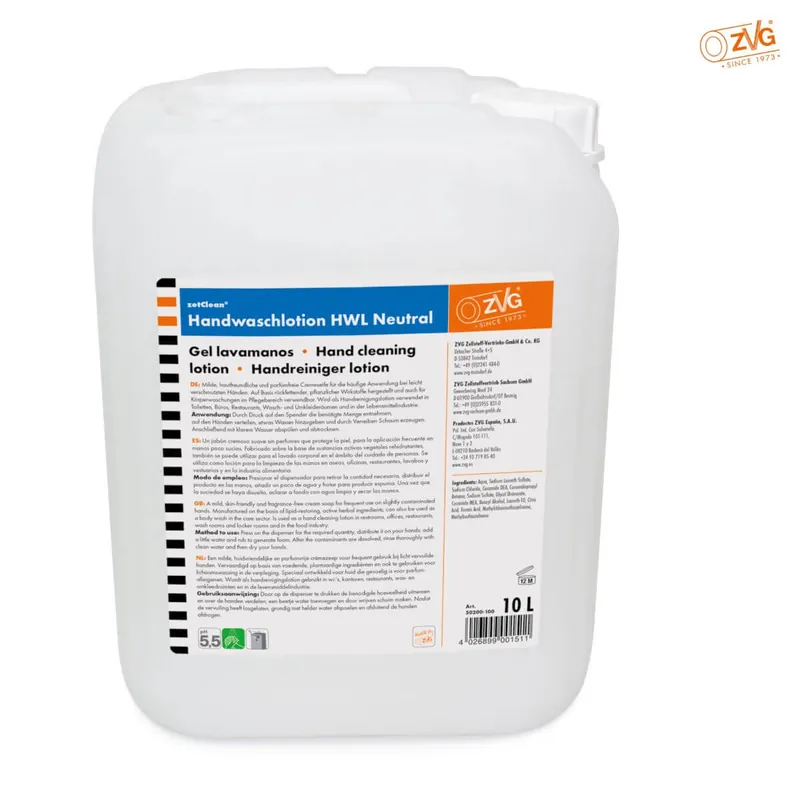 Highlight ZVG Handwaschlotion HWL Neutral  Inhalt: 10 l