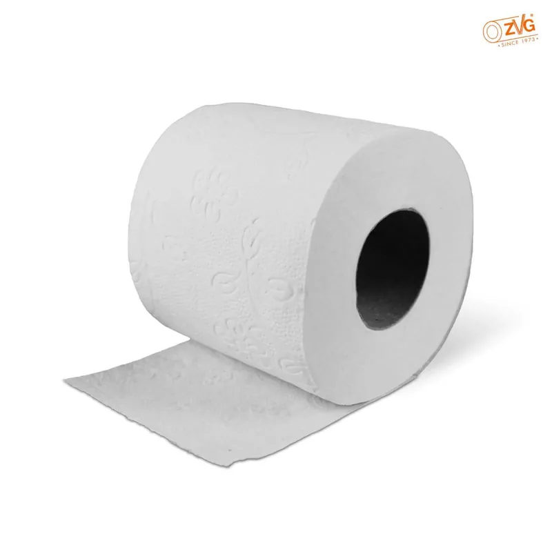 Neuheit ZVG Toilettenpapier weiß, 250 Blatt pro Rolle  Ausführung: 3-lagig, hochweiß, 64 Rollen