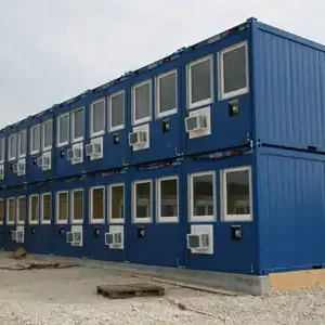 Containex Bürocontainer BM 20ft Innenhöhe 2.540 mm Reinweiss mit WC u Dusche Mega-Angebot