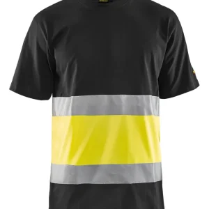 Billig Blakläder High Vis T-shirt 3387 schwarz/gelb Größe: 3XL