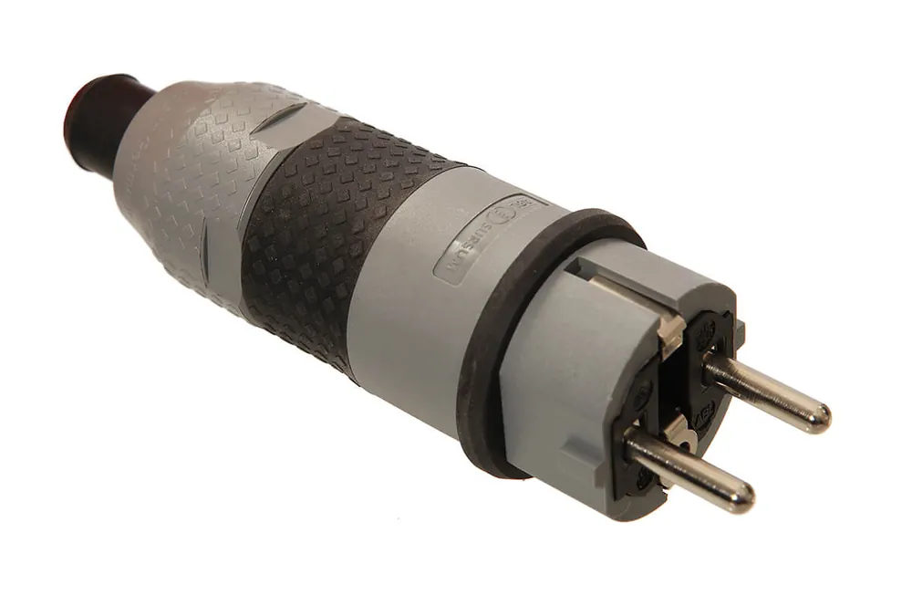 as-Schwabe SCHUKOultra II Stecker grau/schwarz Farbe: grau/schwarz Meistverkauft