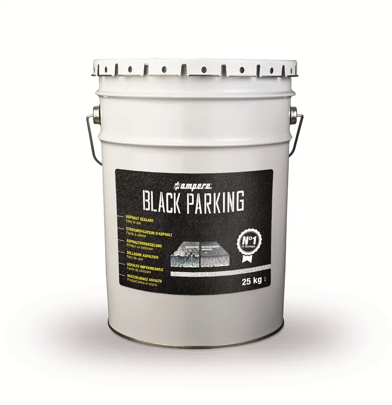 Direkt Vom Hersteller a.m.p.e.r.e. Asphaltversiegelung Traffic Black Parking schwarz, 25 kg Eimer
