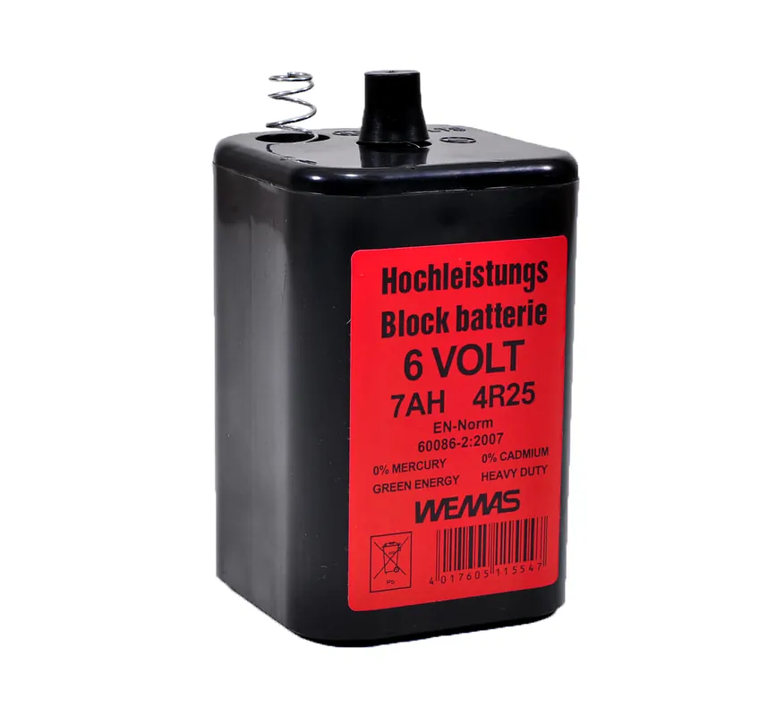 Günstig Wemas Trockenbatterie 6V, 7 Ah