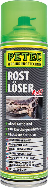PETEC Rostlöser MoS2 Spray 500 ml Zertifiziert