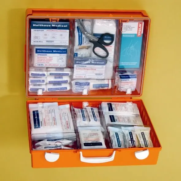 Holthaus Medical QUICK Erste-Hilfe-Koffer gefüllt mit DIN 13 157 Begrenztes Angebot