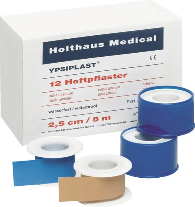 Holthaus Medical YPSIPLAST Heftpflaster wasserfest blau 2,5 cm x 5 m Sichere Zahlung