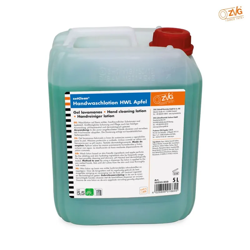 Top-Seller ZVG Handwaschlotion HWL Apfel grün Inhalt: 5 l