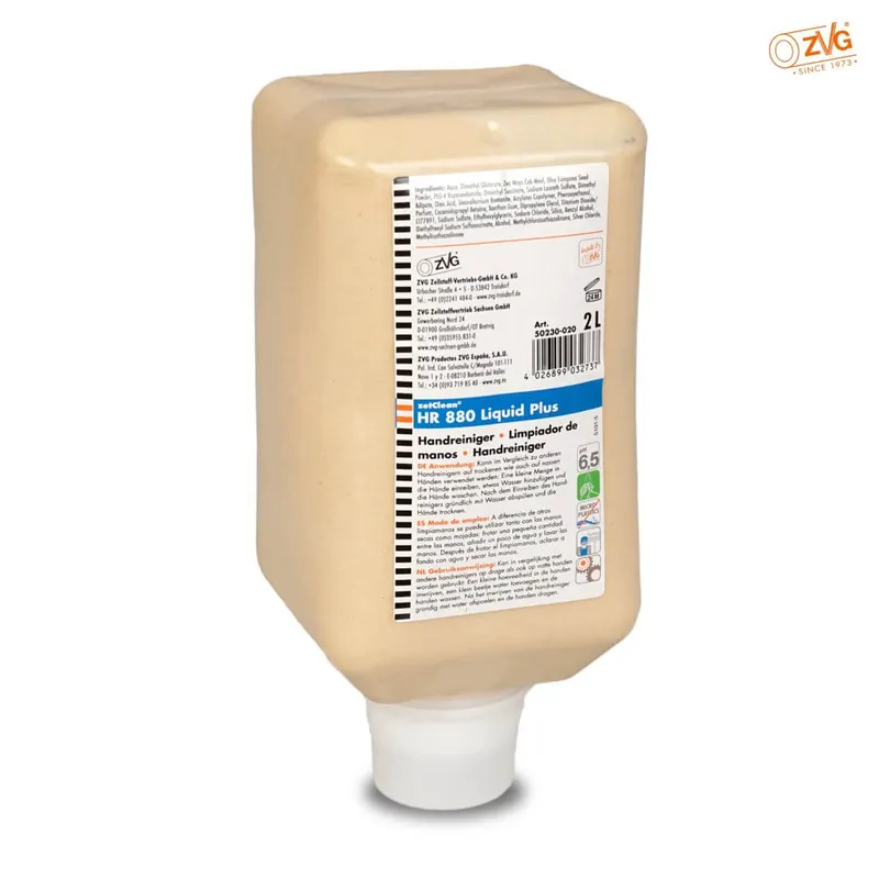 ZVG Handreiniger HR 880 Liquid Plus Inhalt: 2 l Echt
