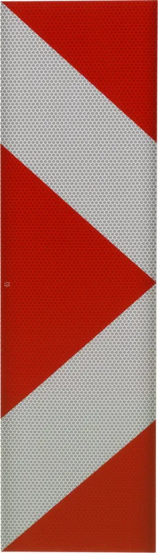 TEMKA Reflektionsfolie rot - weiß 145 x 580 mm Markenware