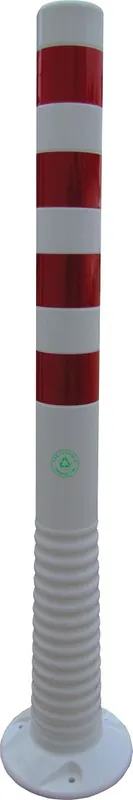 TEMKA Flexipfosten® weiß/rot reflektierend Höhe: 1000 mm, 4 Streifen Direkt Vom Hersteller