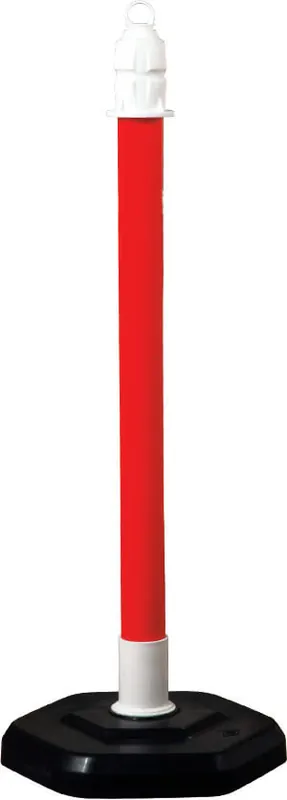 Preis Gesenkt TEMKA Absperrpfosten Multi-Max, rot 63 x 1000 mm