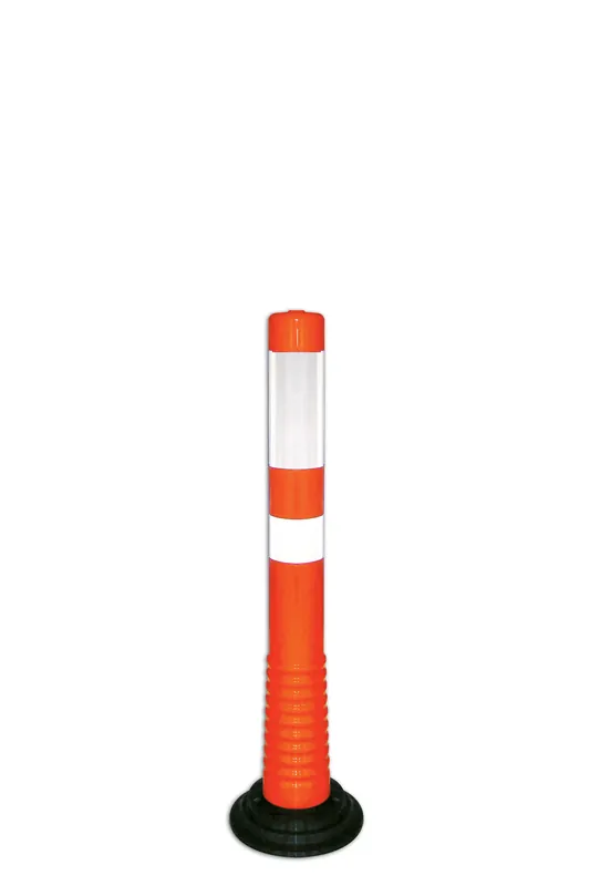 TEMKA Flexipfosten mit Fuß Ausführung: orange, 750 mm Abverkauf