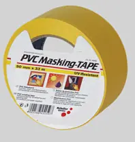 Schuller Bauklebeband PVC MASK Q gelb 33 m Breite: 50 mm Beliebt