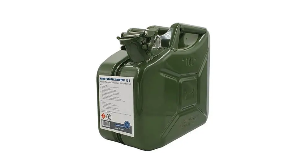 profibau MMXX Kraftstoffkanister olivgrün, Stahl 347 x 171 x 469 mm Behältervolumen: 10 l Neuheit