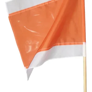 Billig profibau Warnflagge weiß-rot-weiß Größe: 750 x 750 mm