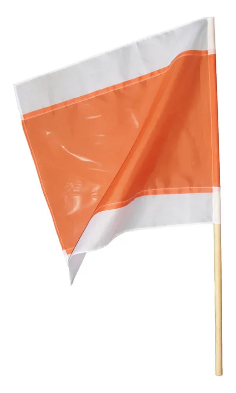 Billig profibau Warnflagge weiß-rot-weiß Größe: 750 x 750 mm