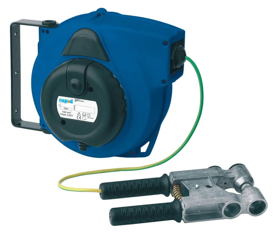 Pneutec Kabelaufroller automatisch mit Erdungskabel 15 m Top-Angebot