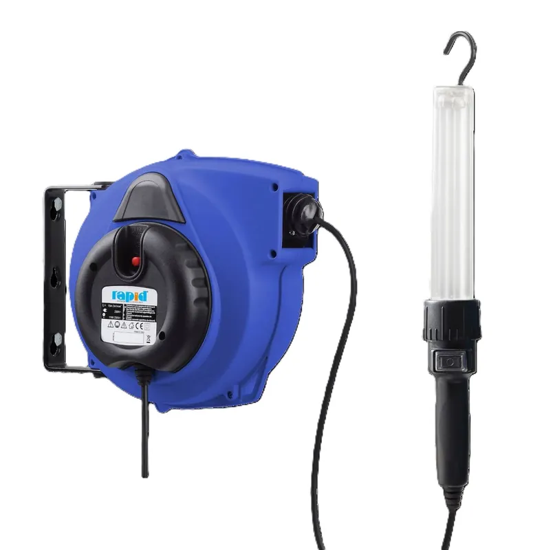 Echt Pneutec Kabelaufroller automatisch 24 V, 15 m, mit Handleuchte