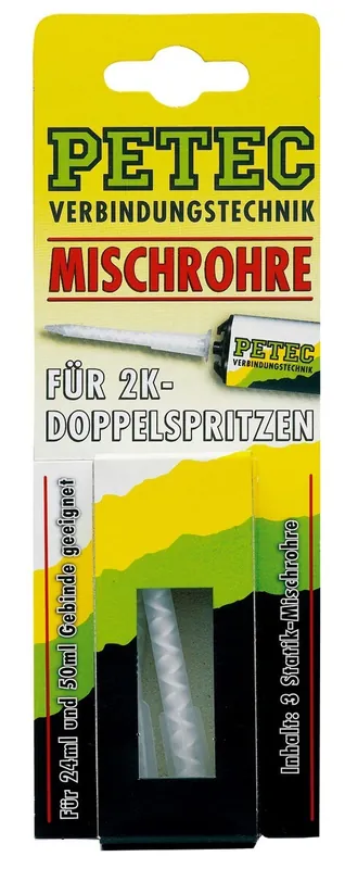 Saisonangebot PETEC Mischrohr für 24 ml und 50 ml Doppelkartusche, 3 Stück SB