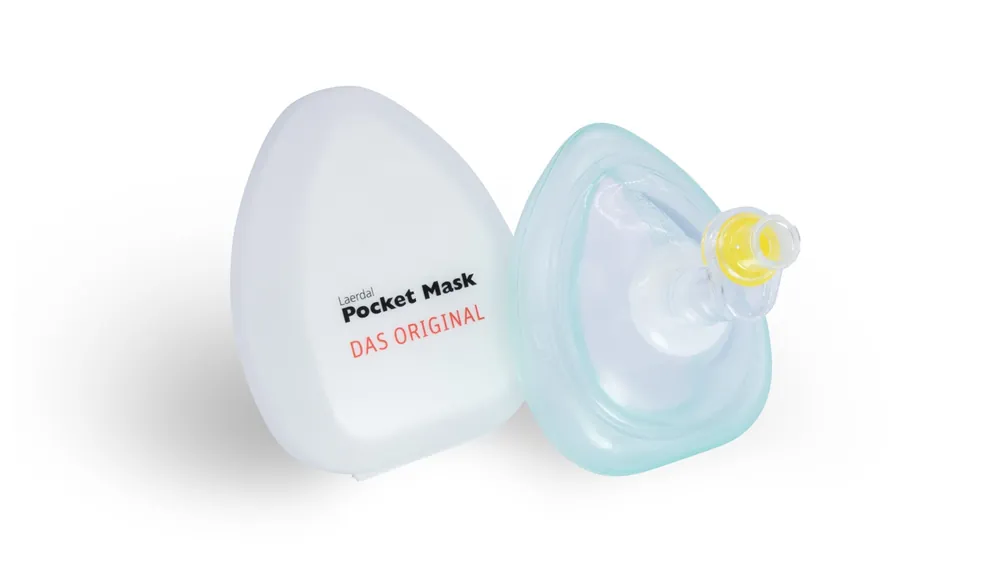Holthaus Medical Laerdal Taschenmaske in weißem Etui Beliebt