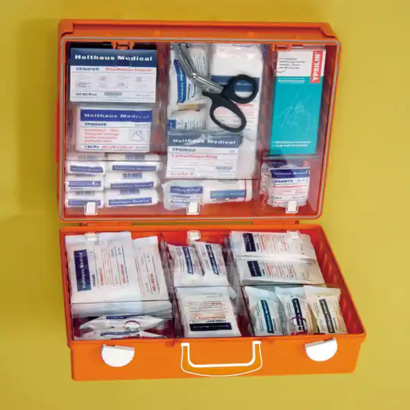 Sichere Zahlung Holthaus Medical MULTI Erste-Hilfe-Koffer gefüllt mit DIN 13169