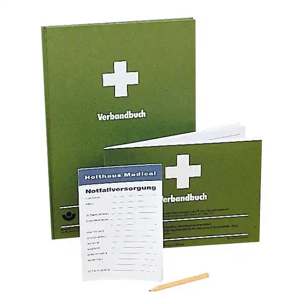 Holthaus Medical Meldeblock mit Stift Begrenztes Angebot