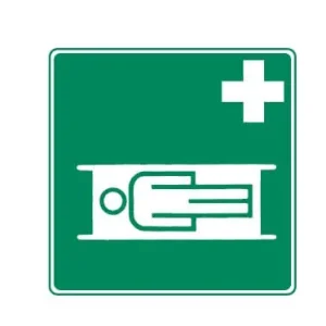 Top-Preis Holthaus Medical Rettungszeichen Krankentrage nachleuchtend 200 x 200 mm